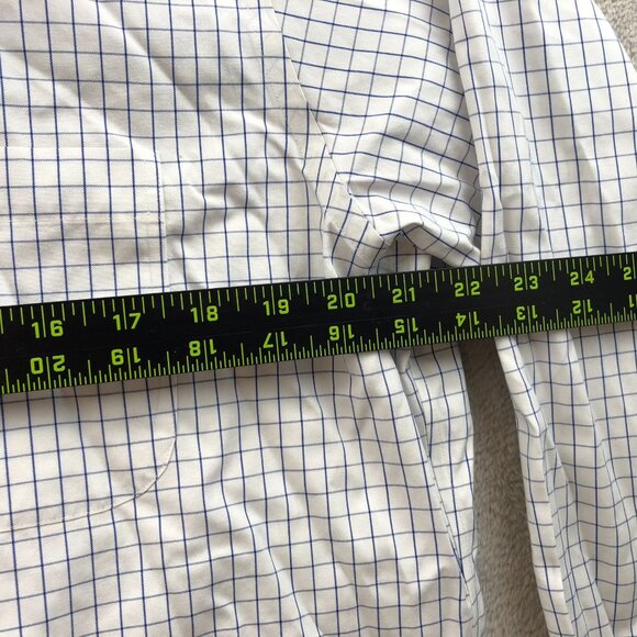 Brooks Brothers Mens Dress Shirt Medium 15.5 Neck Traditional Fit Windowpane - Picture 4 of 10